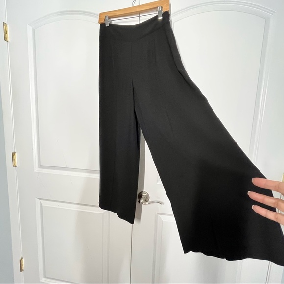 Whistles black high wasted wide leg pants size 6 - Picture 6 of 12